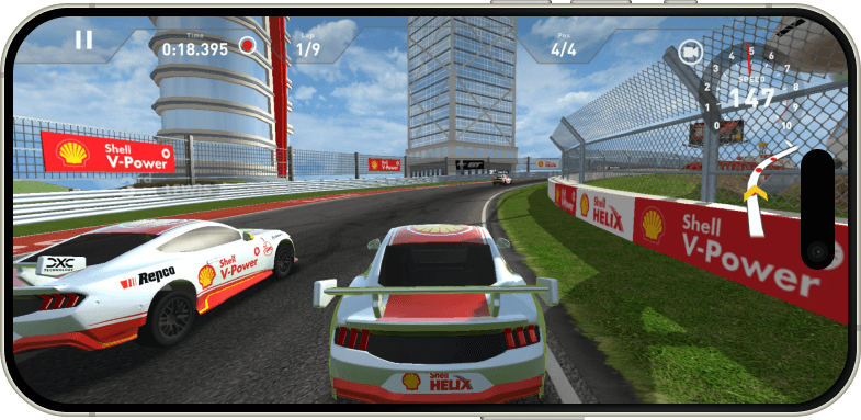 Shell Racing App Screenshot